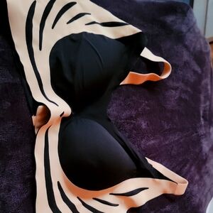 Stylish Black and Tan Women's Bra